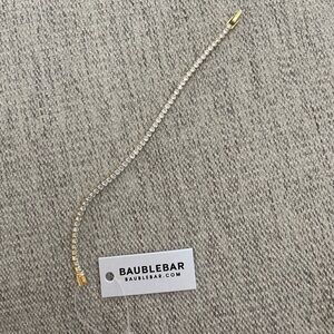 6.15 cm Bennett Tennis Bracelet - Gold Plated Brass